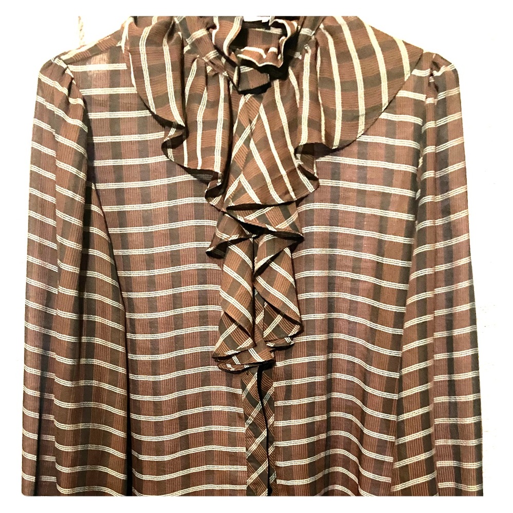 Weathervane Ruffle Blouse Vintage Sz10 Modern Sz4